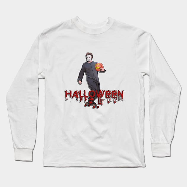 halloween Long Sleeve T-Shirt by DarkCry